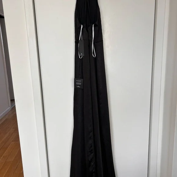 Lulu's Black Halter Maxi Dress - Picture 6 of 6
